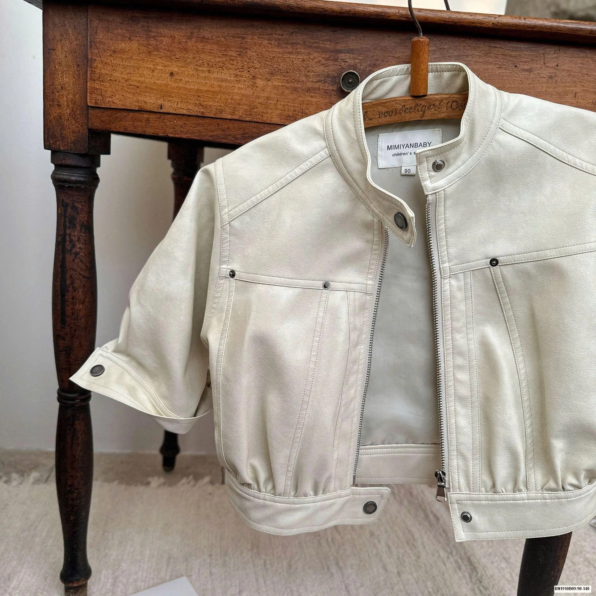 ÁO KHOÁC DA THỜI TRANG VINTAGE MMY 51160