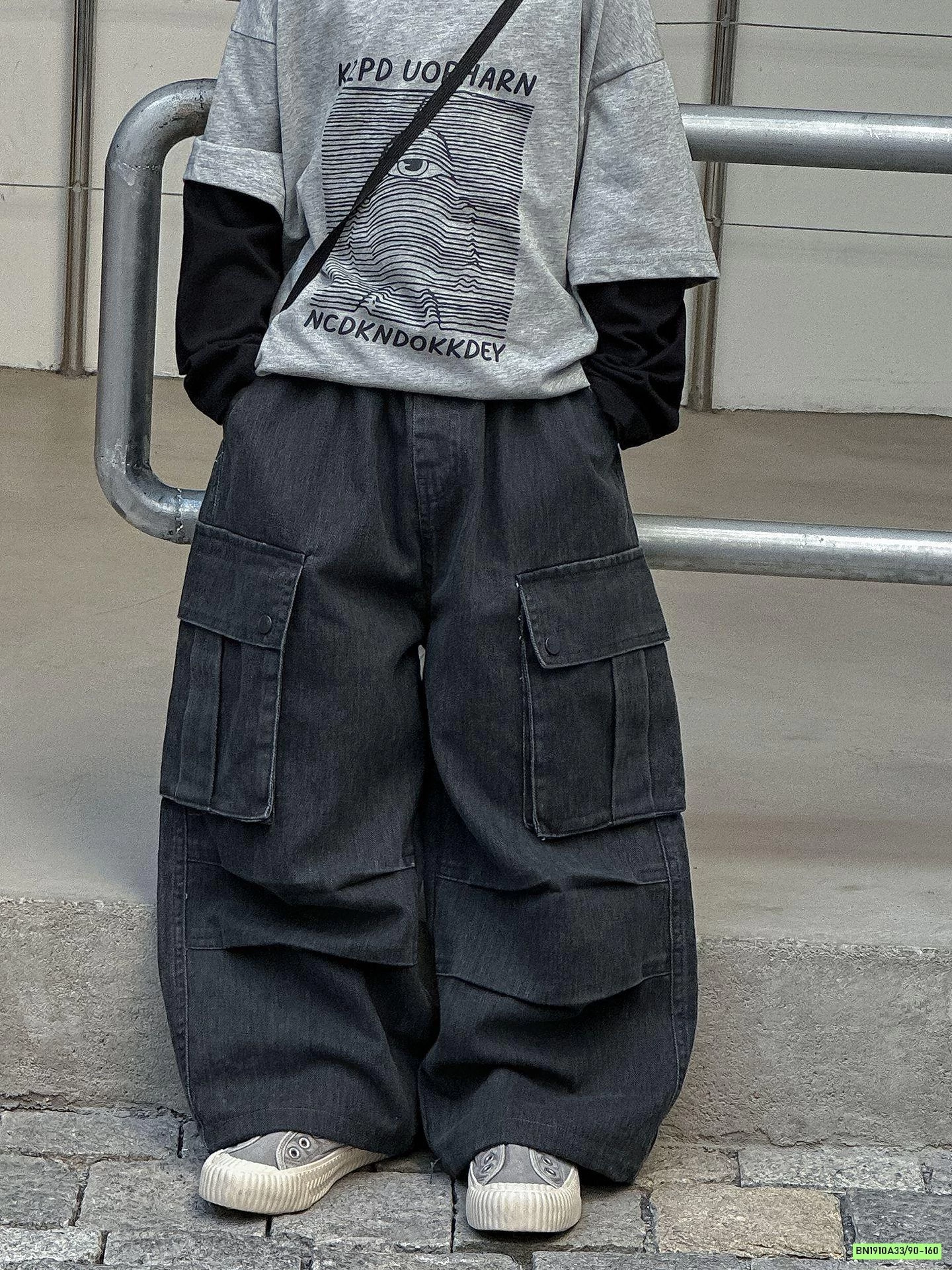 ÁO XÁM GIẢ 2 LỚP MIX JEANS TÚI HỘP