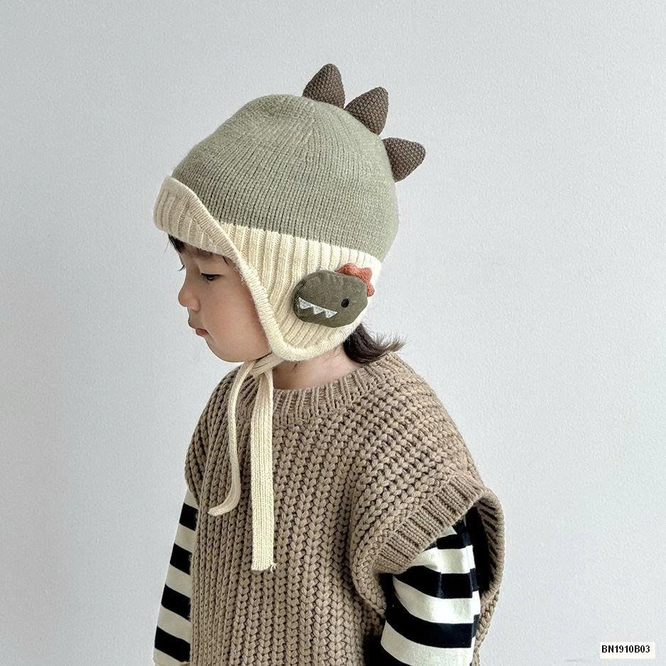 MŨ LEN BỊT TAI KHỦNG LONG