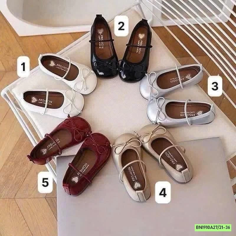 GIÀY BÚP BÊ GẮN NƠ MỀM ÊM