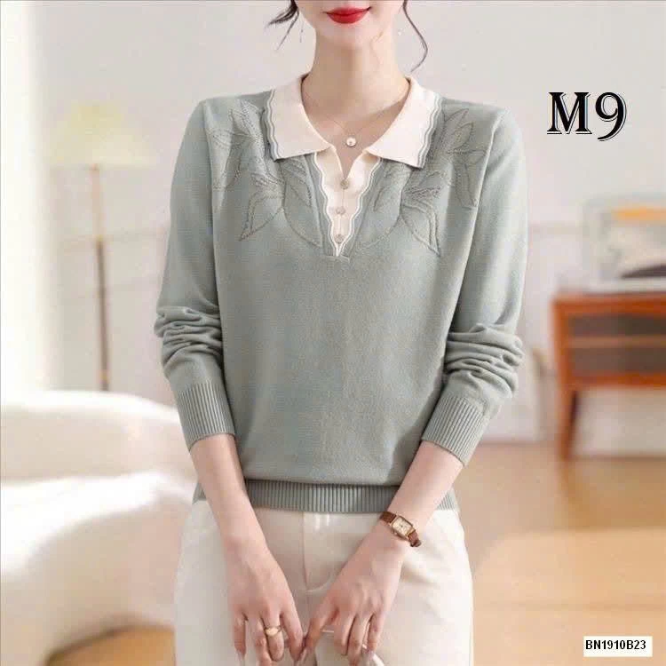 ÁO DỆT KIM TRUNG NIÊN