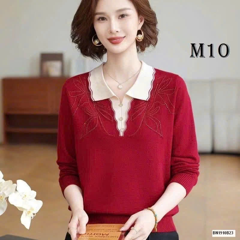 ÁO DỆT KIM TRUNG NIÊN