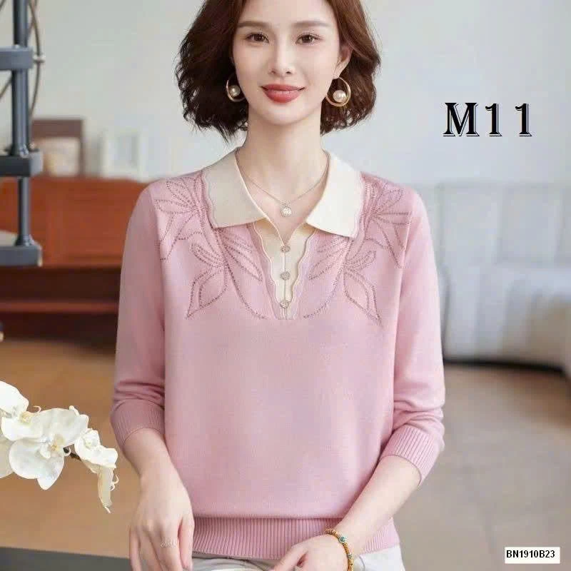 ÁO DỆT KIM TRUNG NIÊN