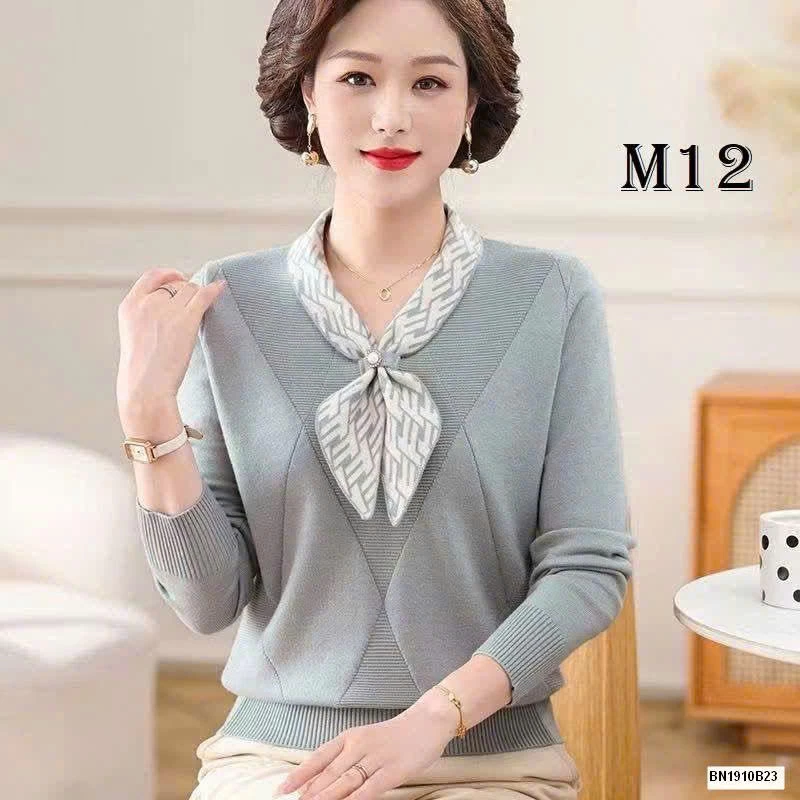 ÁO DỆT KIM TRUNG NIÊN