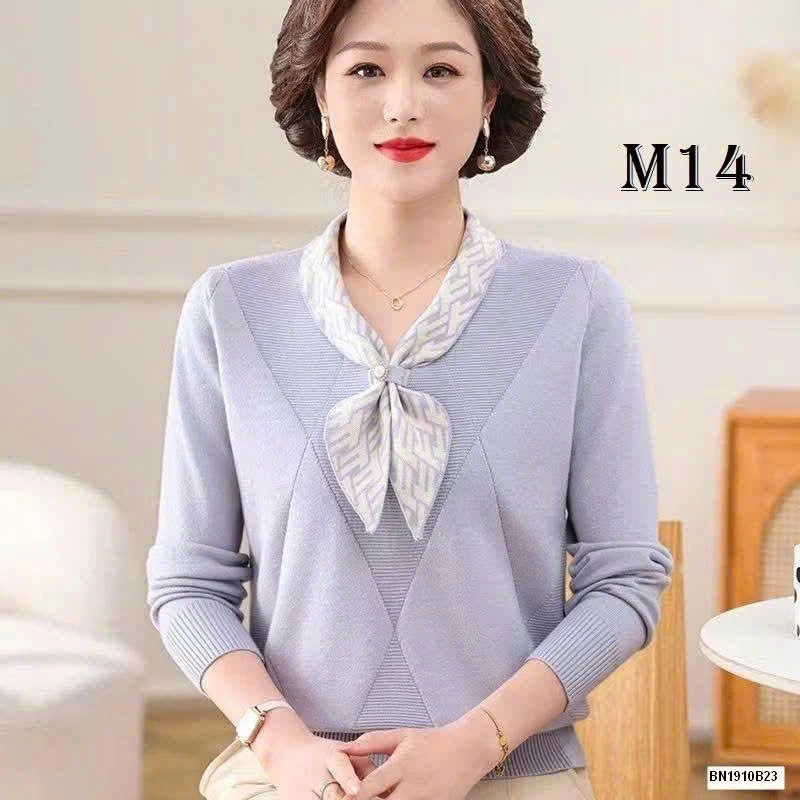 ÁO DỆT KIM TRUNG NIÊN