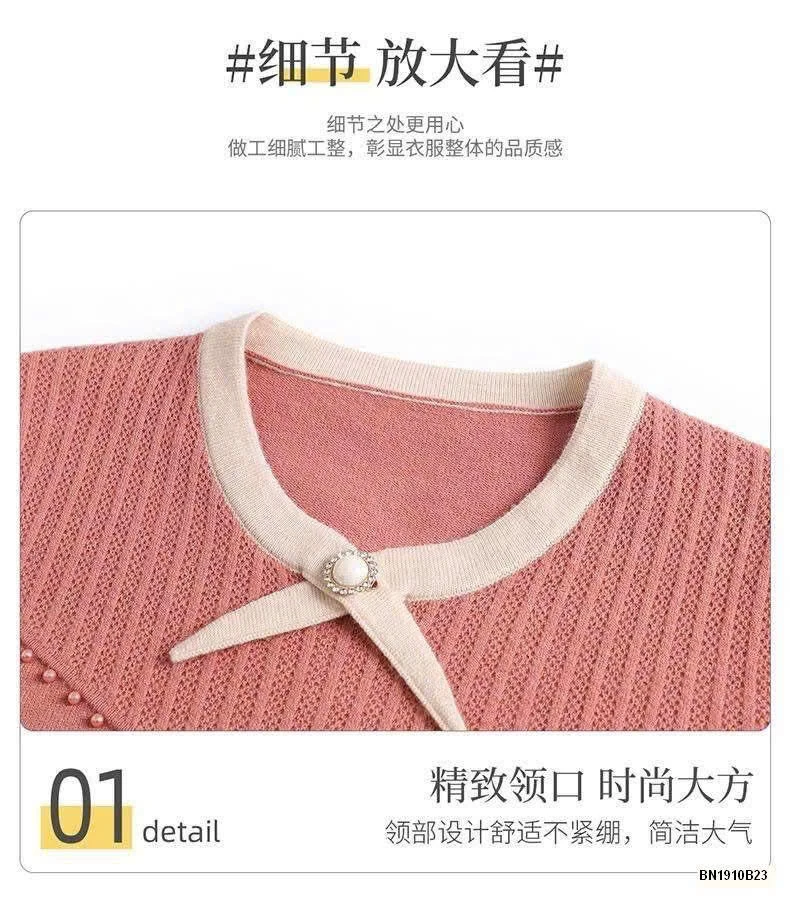 ÁO DỆT KIM TRUNG NIÊN