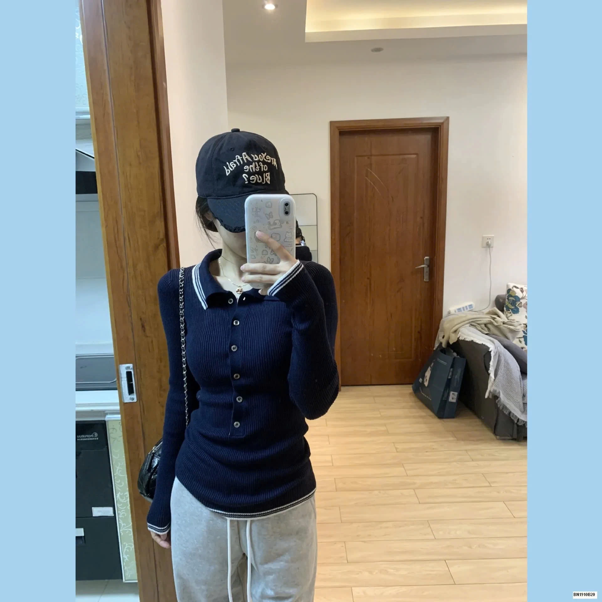 ÁO LEN NỮ XANH THAN