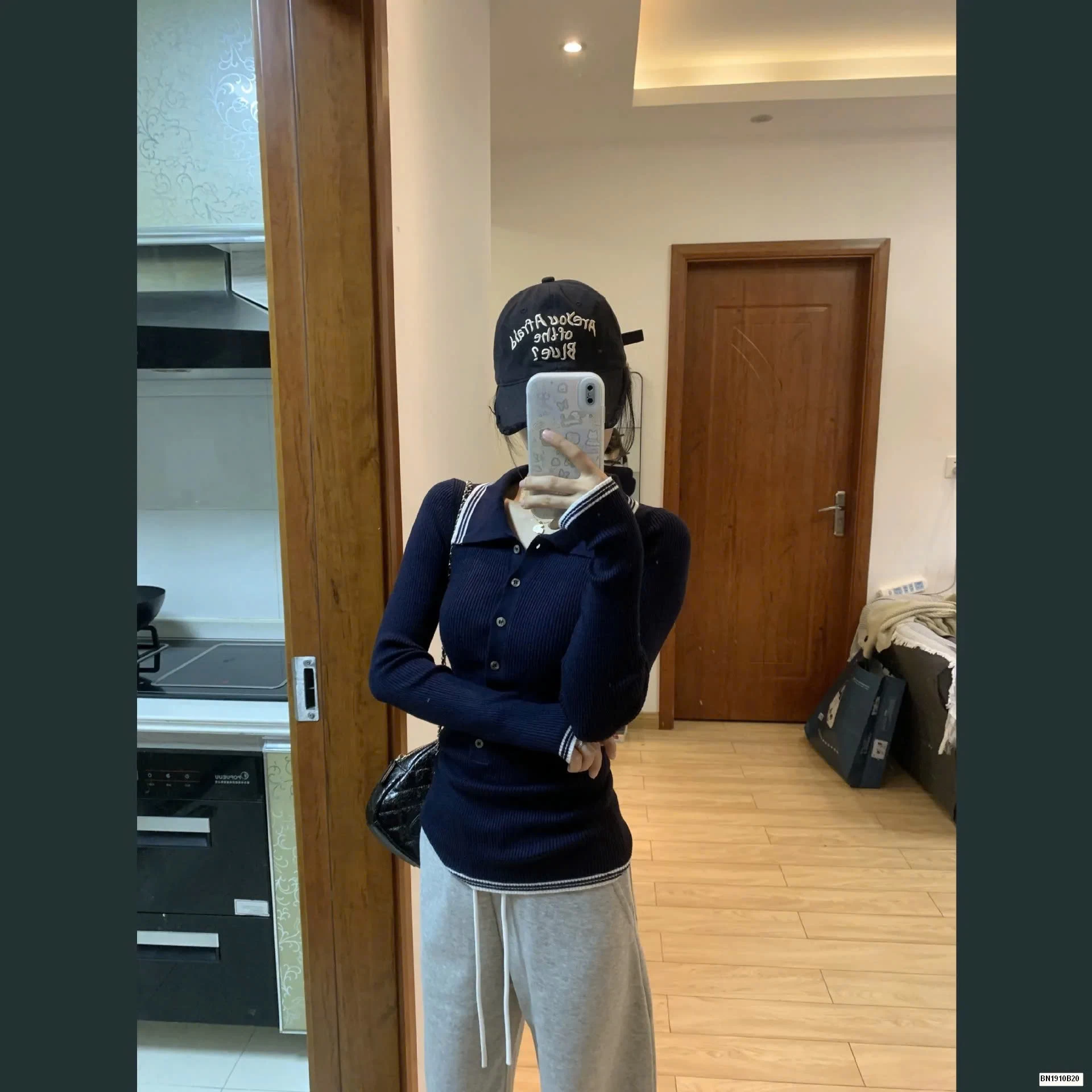 ÁO LEN NỮ XANH THAN