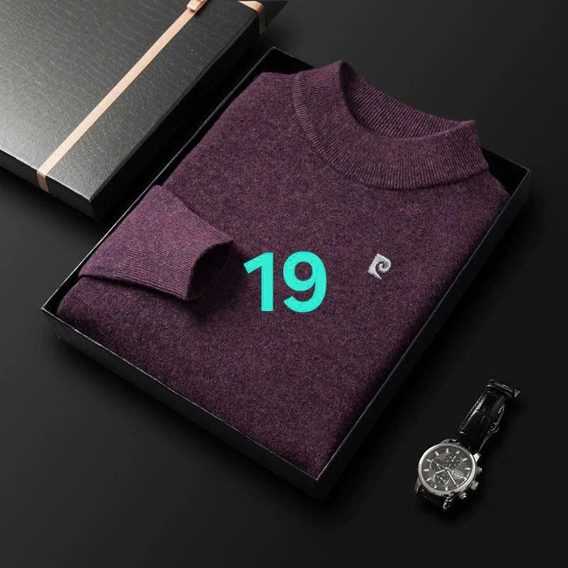 ÁO LEN NAM CỔ TRƠN MÀU