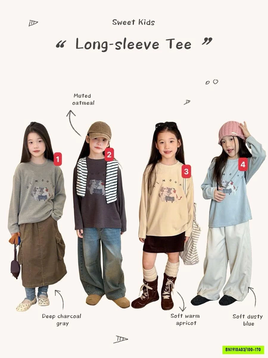 ÁO THUN DÀI TAY 26E374 AMBB
