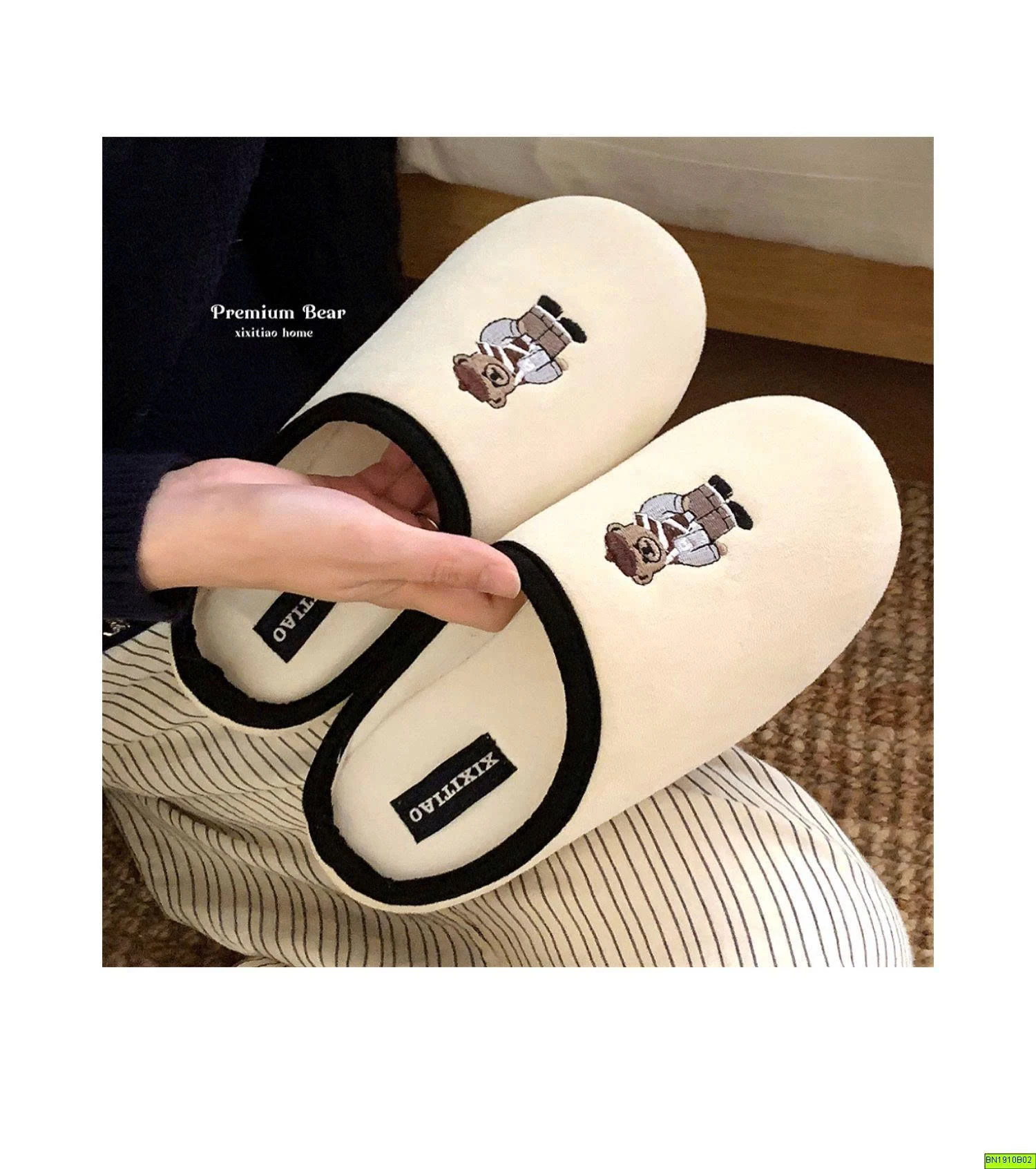 SỤC ĐI TRONG NHÀ THÊU GẤU