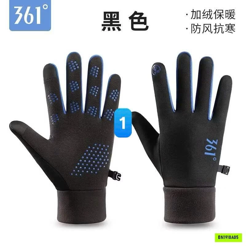 GĂNG TAY GIỮ ẤM 361° LÓT NỈ HỖ TRỢ CẢM ỨNG