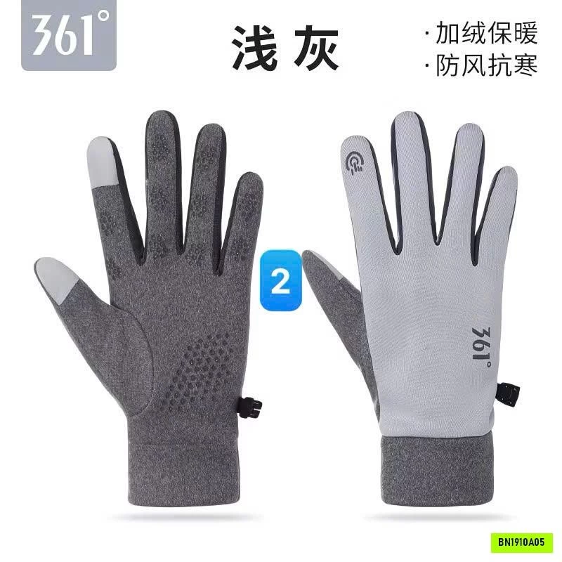 GĂNG TAY GIỮ ẤM 361° LÓT NỈ HỖ TRỢ CẢM ỨNG