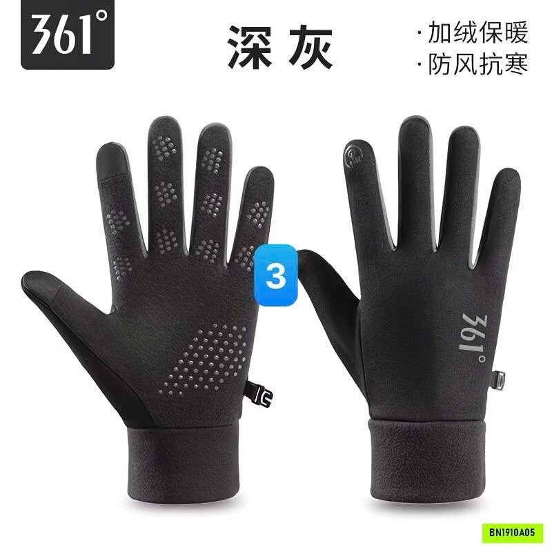 GĂNG TAY GIỮ ẤM 361° LÓT NỈ HỖ TRỢ CẢM ỨNG