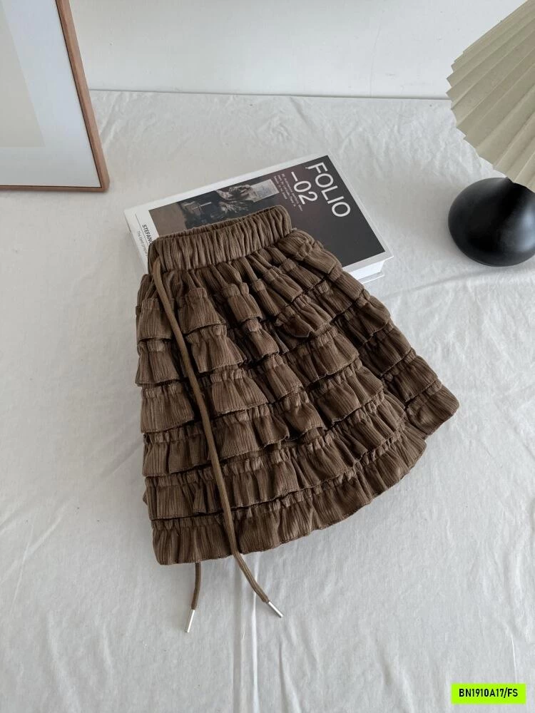 CHÂN VÁY XẾP TẦNG BÈO