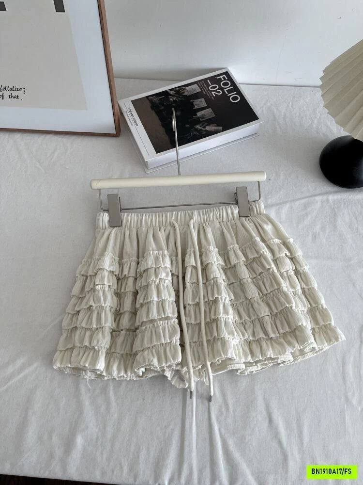 CHÂN VÁY XẾP TẦNG BÈO