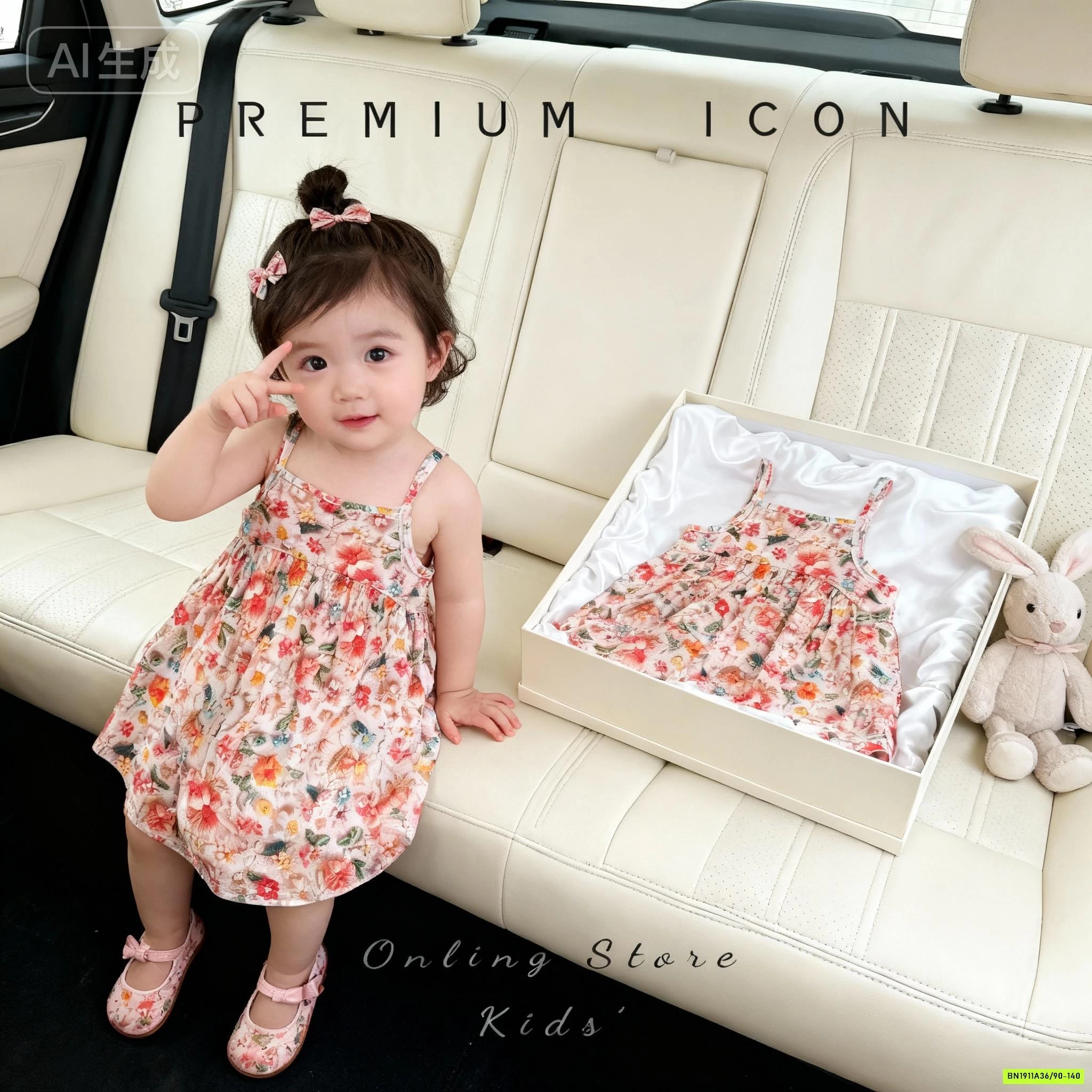 ĐẦM HOA 2 DÂY PREMIUM