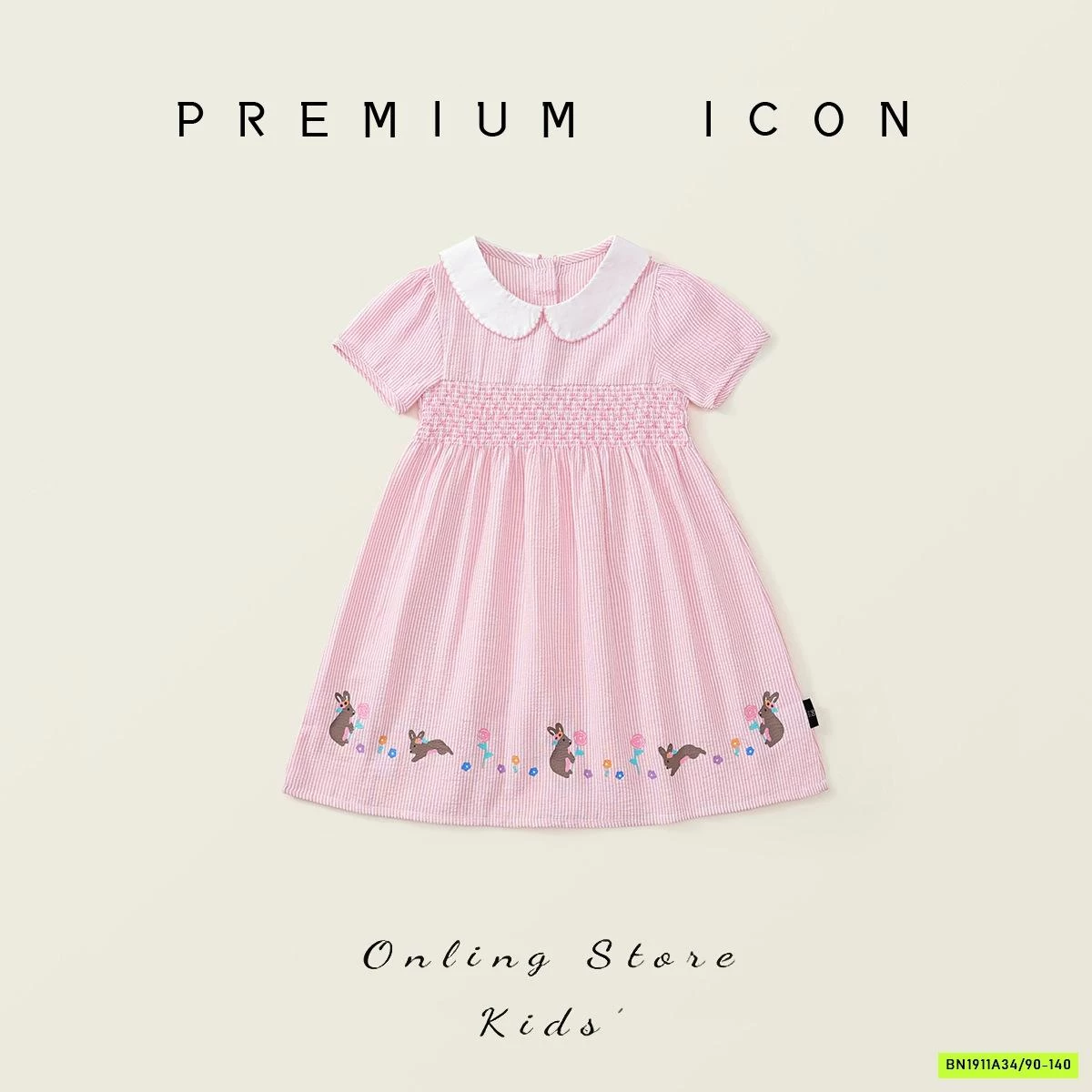 ĐẦM HỒNG THÊU CỔ SEN PREMIUM