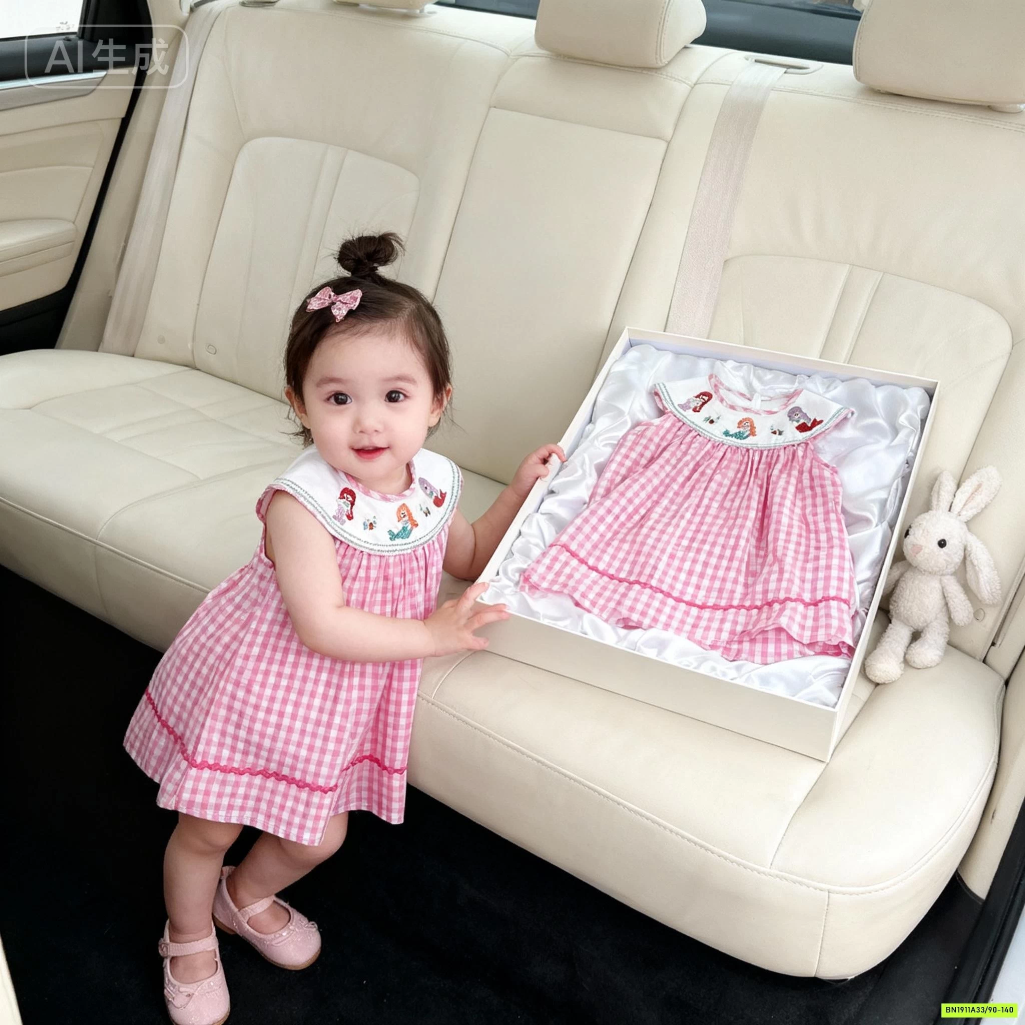 ĐẦM CARO HỒNG CỔ THÊU PREMIUM