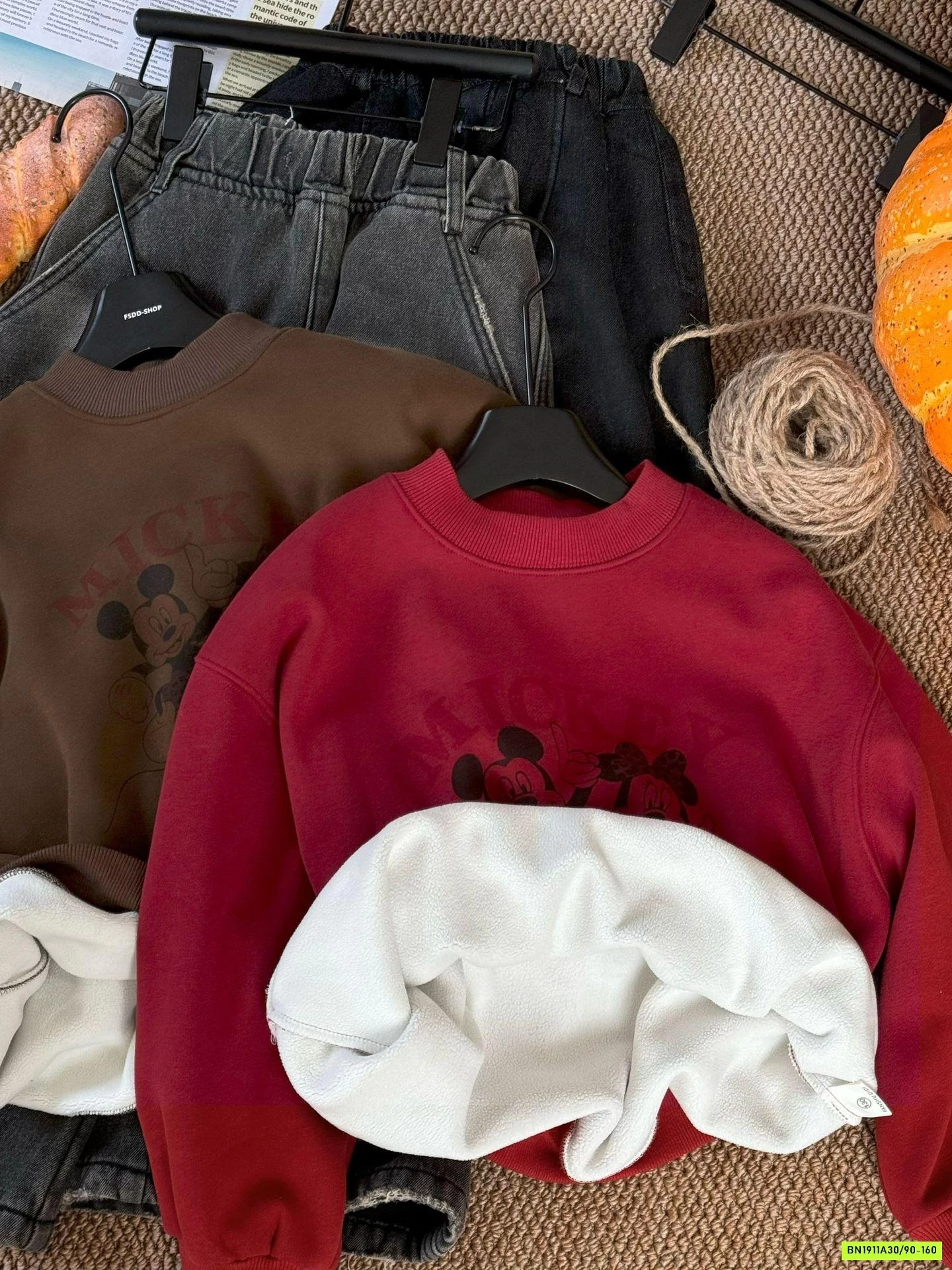 ÁO NỈ MCIKEY LÓT LÔNG CỪU FANSHU