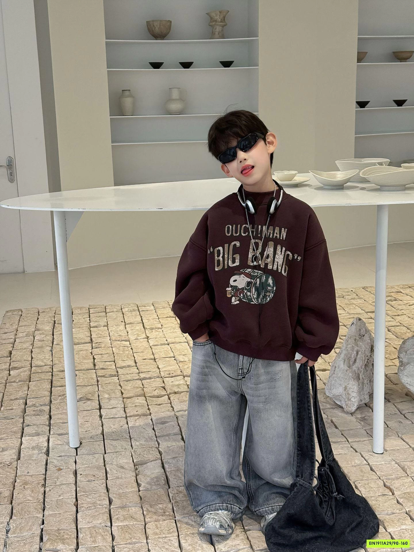 ÁO NỈ BIG-BANG LÓT LÔNG CỪU FANSHU