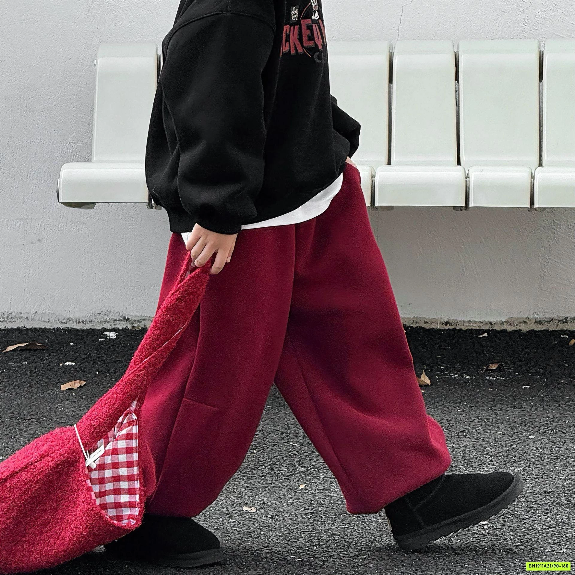 QUẦN NỈ BO GẤU LÓT LÔNG FANSHU