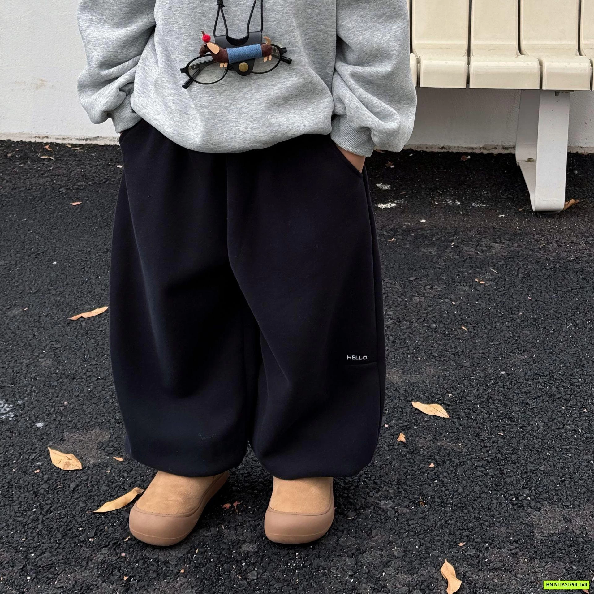 QUẦN NỈ BO GẤU LÓT LÔNG FANSHU