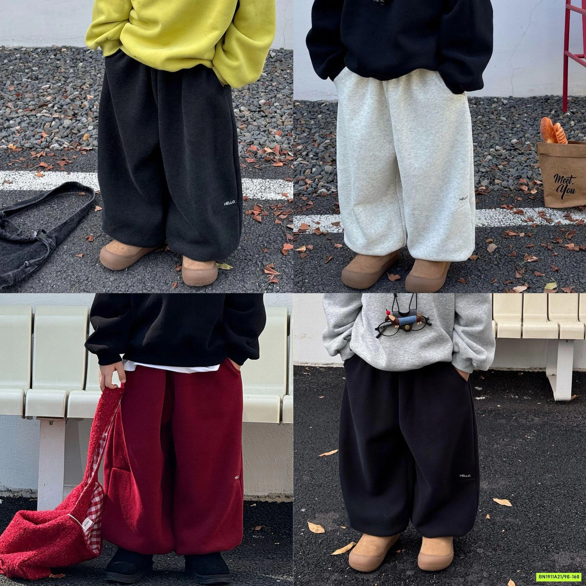 QUẦN NỈ BO GẤU LÓT LÔNG FANSHU