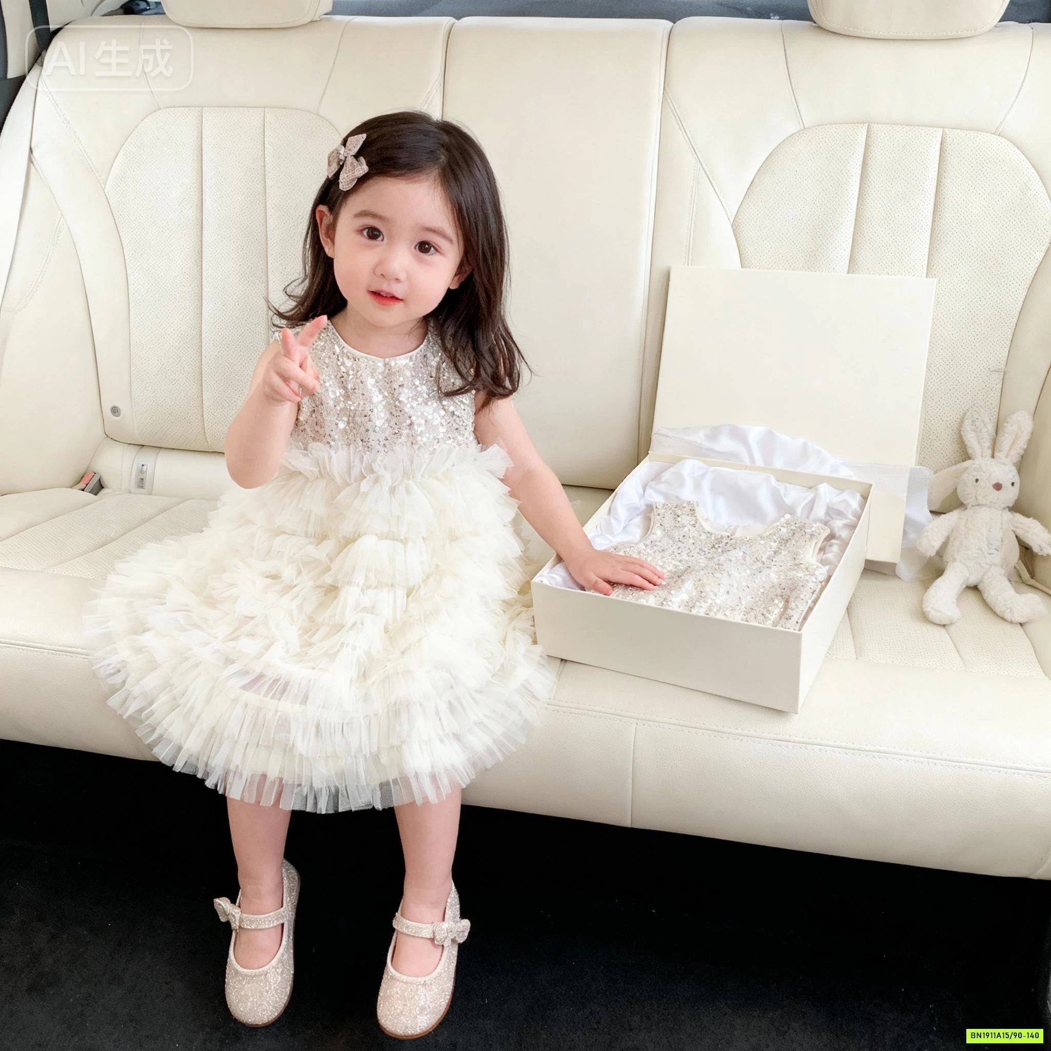 ĐẦM CÔNG CHÚA KÈM CÁNH BLING BLING