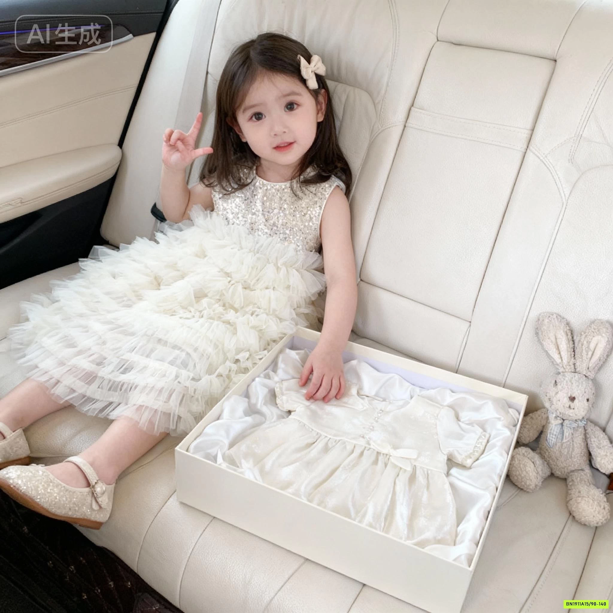 ĐẦM CÔNG CHÚA KÈM CÁNH BLING BLING