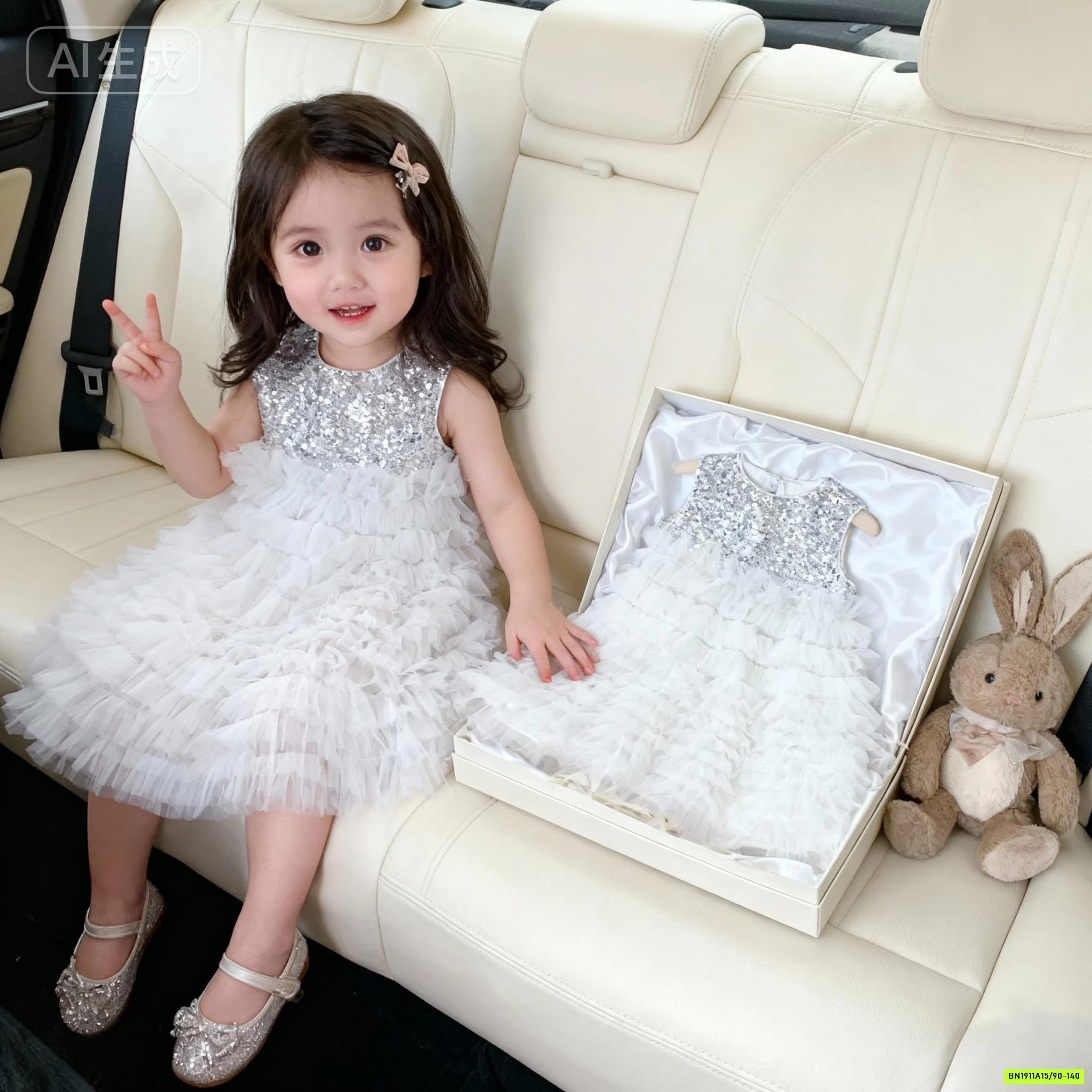 ĐẦM CÔNG CHÚA KÈM CÁNH BLING BLING