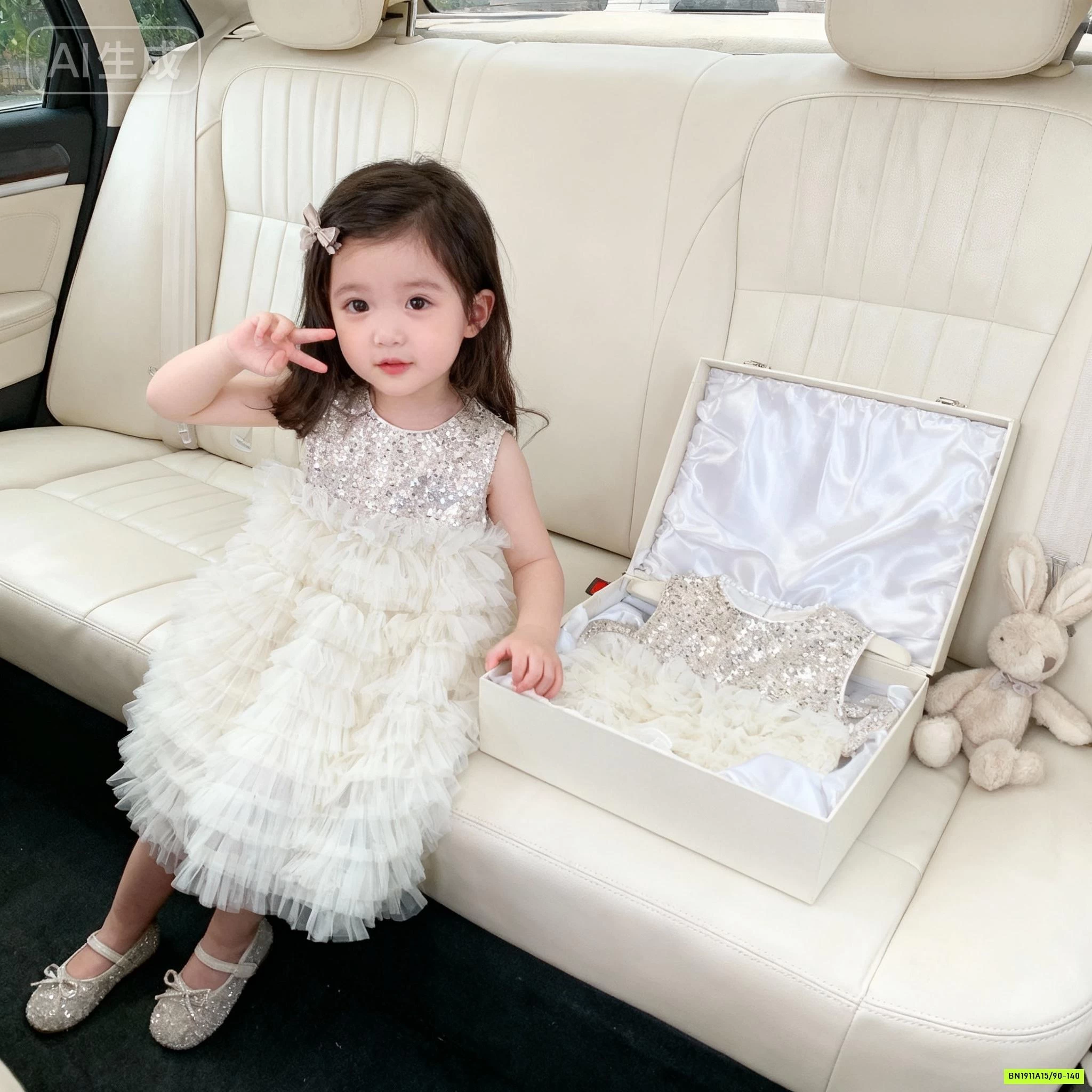 ĐẦM CÔNG CHÚA KÈM CÁNH BLING BLING