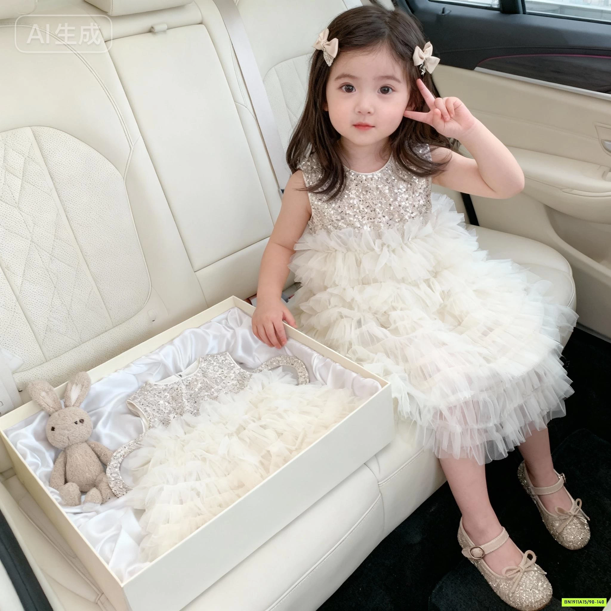 ĐẦM CÔNG CHÚA KÈM CÁNH BLING BLING