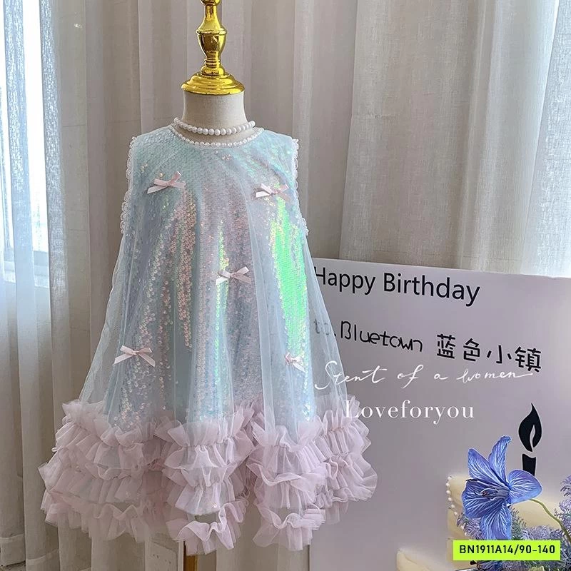 ĐẦM VOAN BLING VIỀN BÈO BLUETOWN