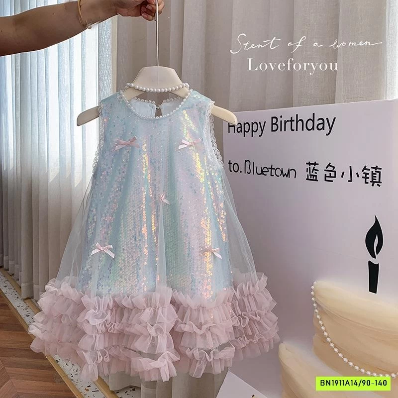 ĐẦM VOAN BLING VIỀN BÈO BLUETOWN