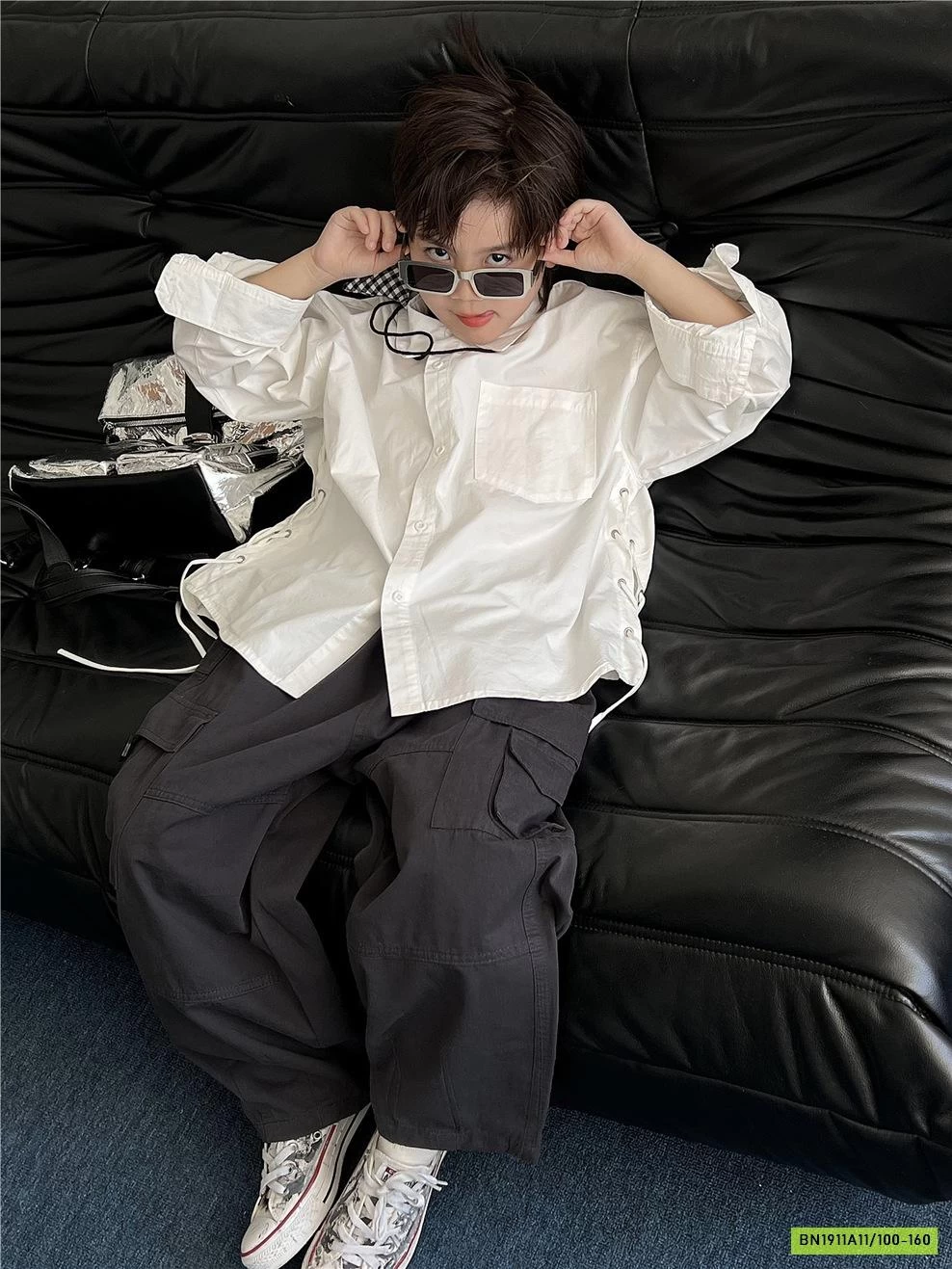 SƠ MI TRẮNG TÚI NGỰC SNIDOLS