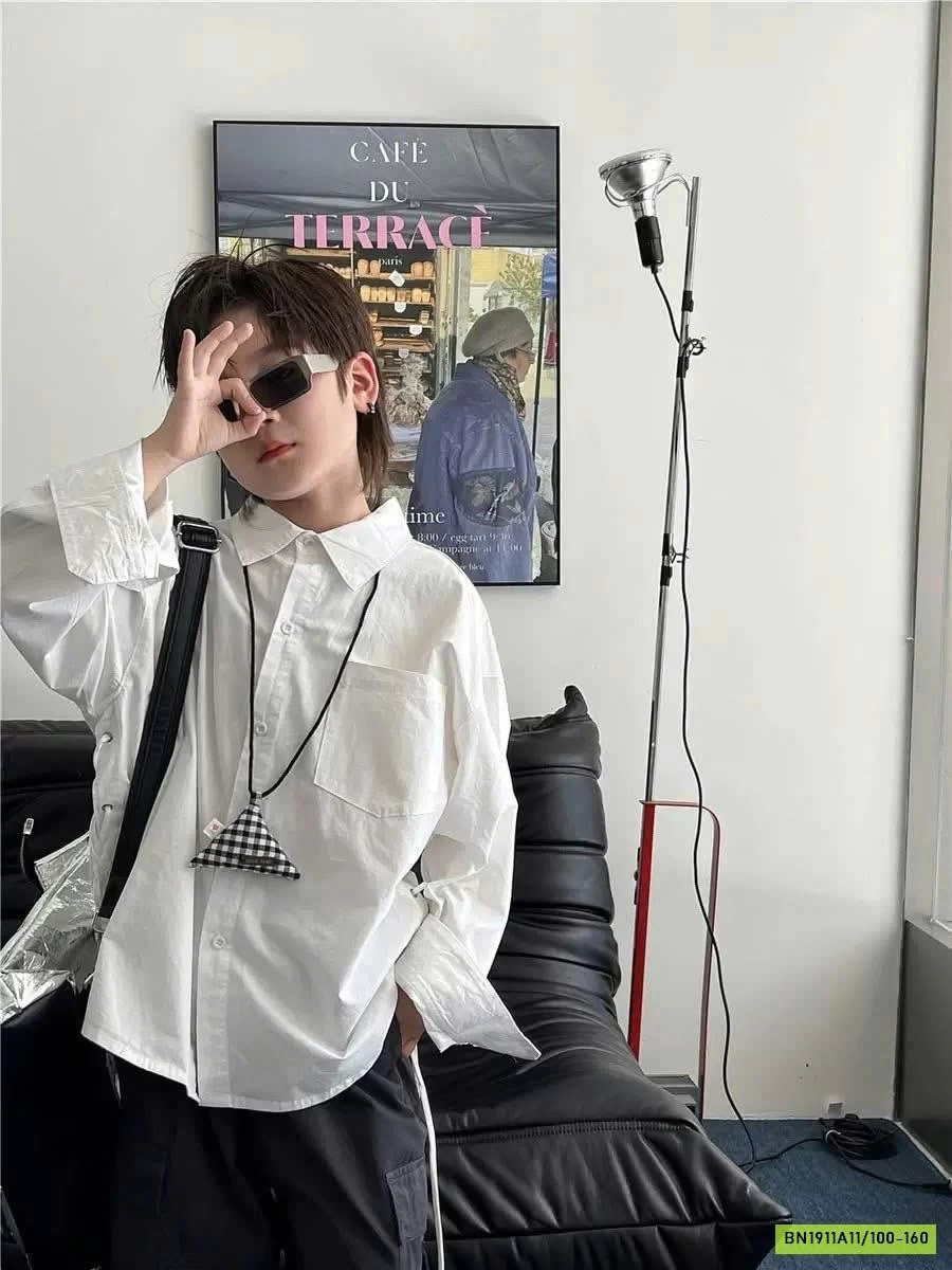 SƠ MI TRẮNG TÚI NGỰC SNIDOLS