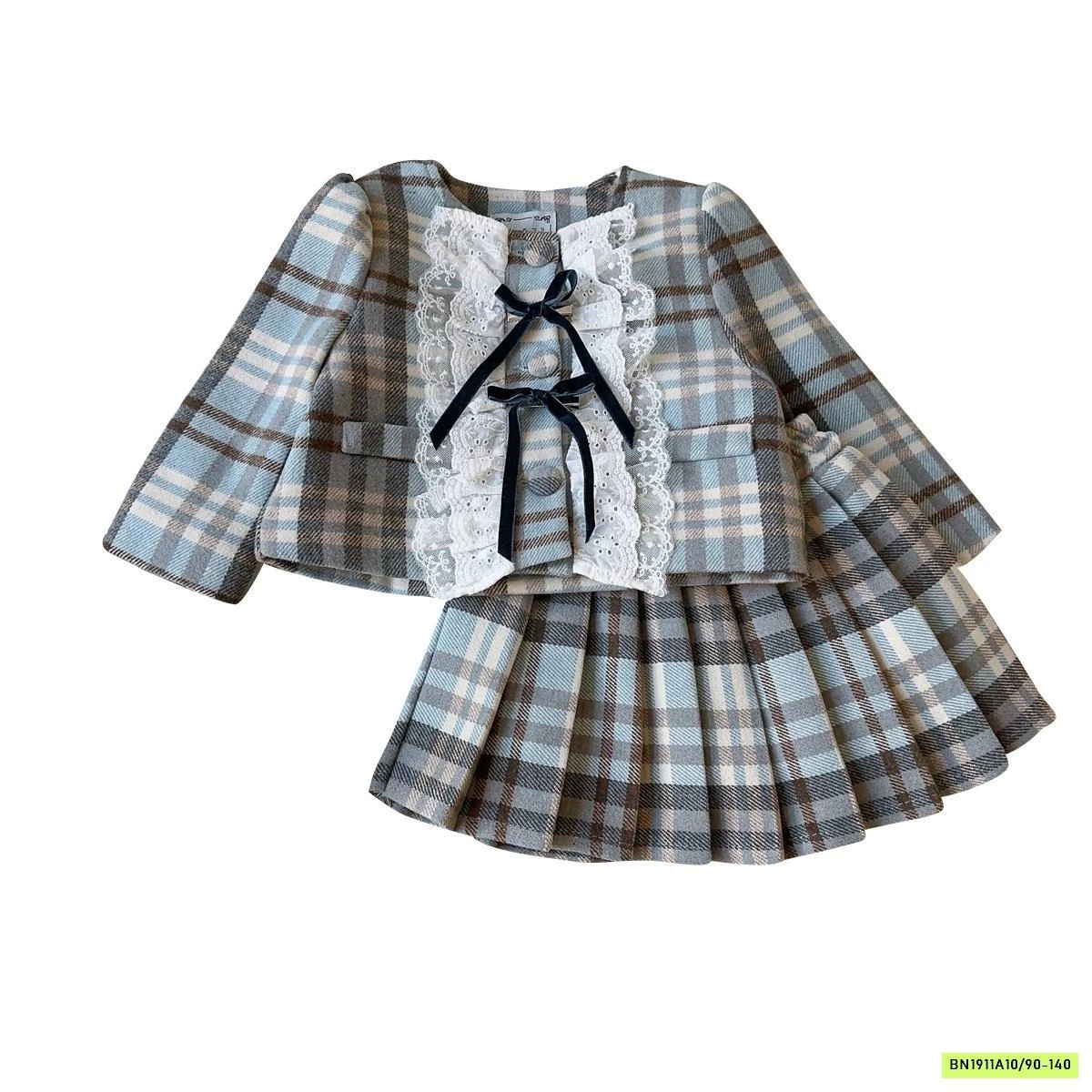 SÉT VÁY CAR CHÂN VÁY XẾP LY