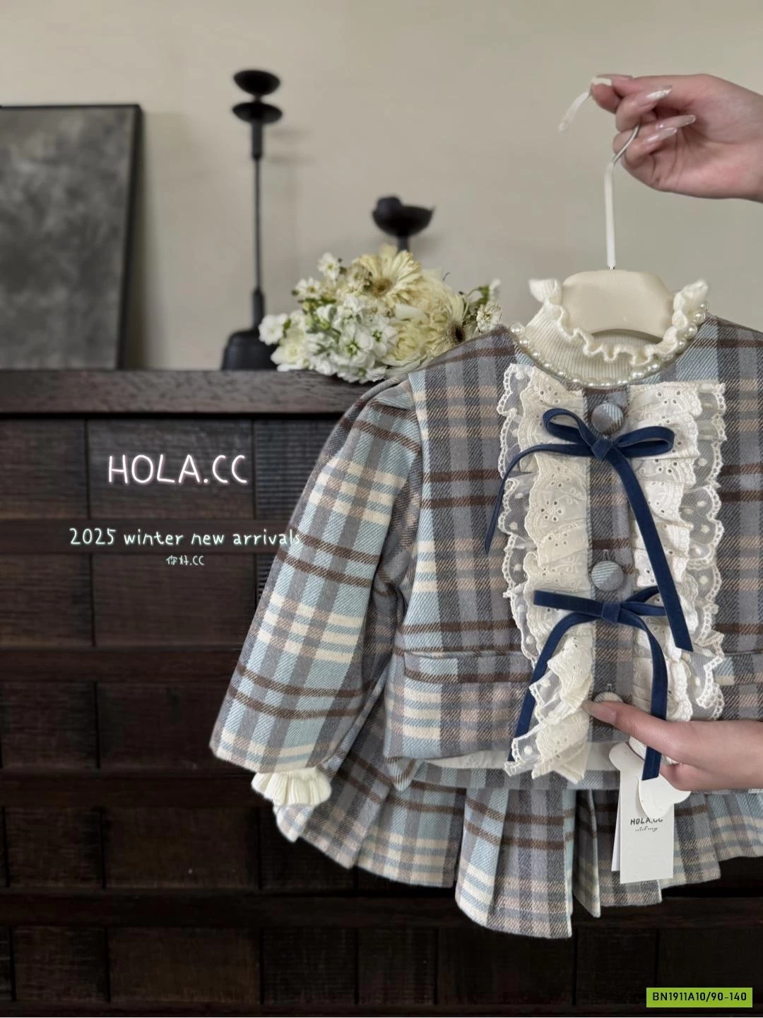 SÉT VÁY CAR CHÂN VÁY XẾP LY