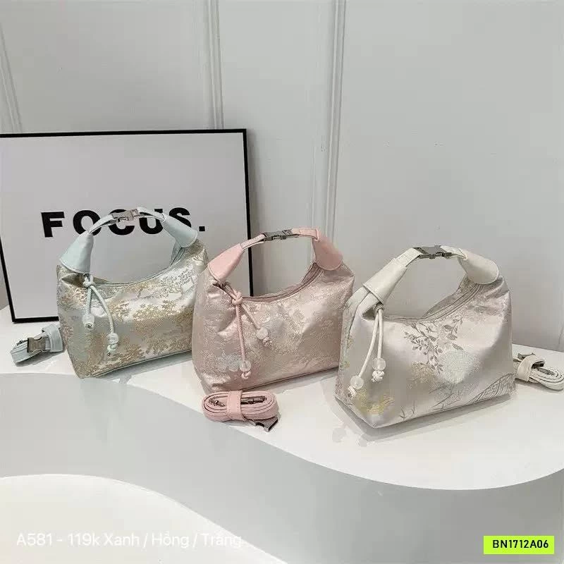 TÚI XÁCH MINI CẦM TAY THÊU CỔ TRANG