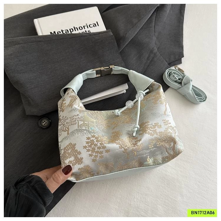 TÚI XÁCH MINI CẦM TAY THÊU CỔ TRANG