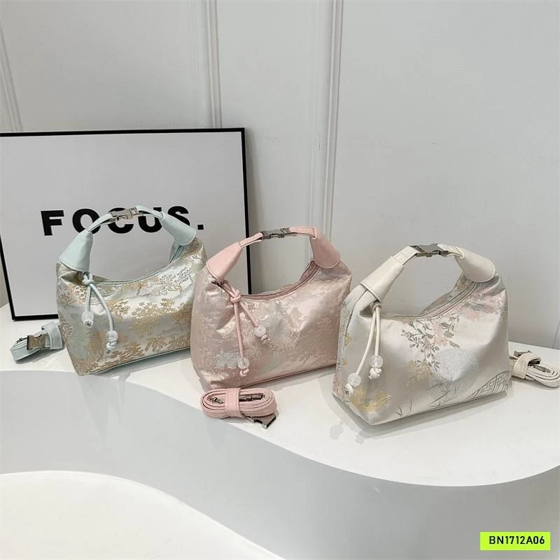 TÚI XÁCH MINI CẦM TAY THÊU CỔ TRANG