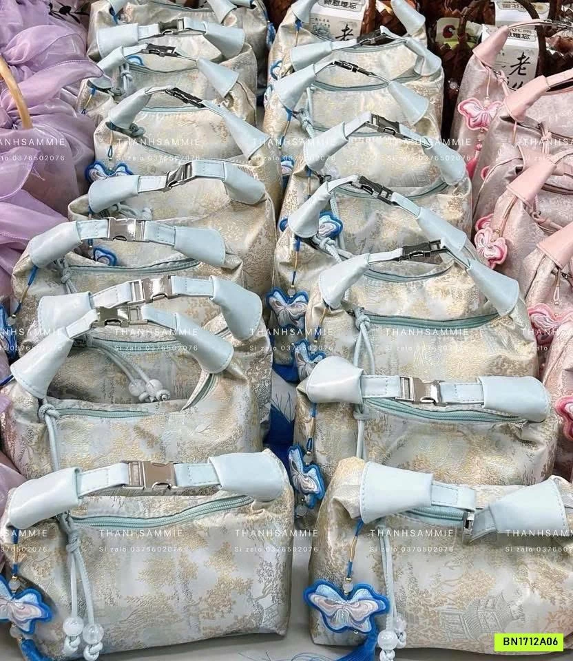 TÚI XÁCH MINI CẦM TAY THÊU CỔ TRANG