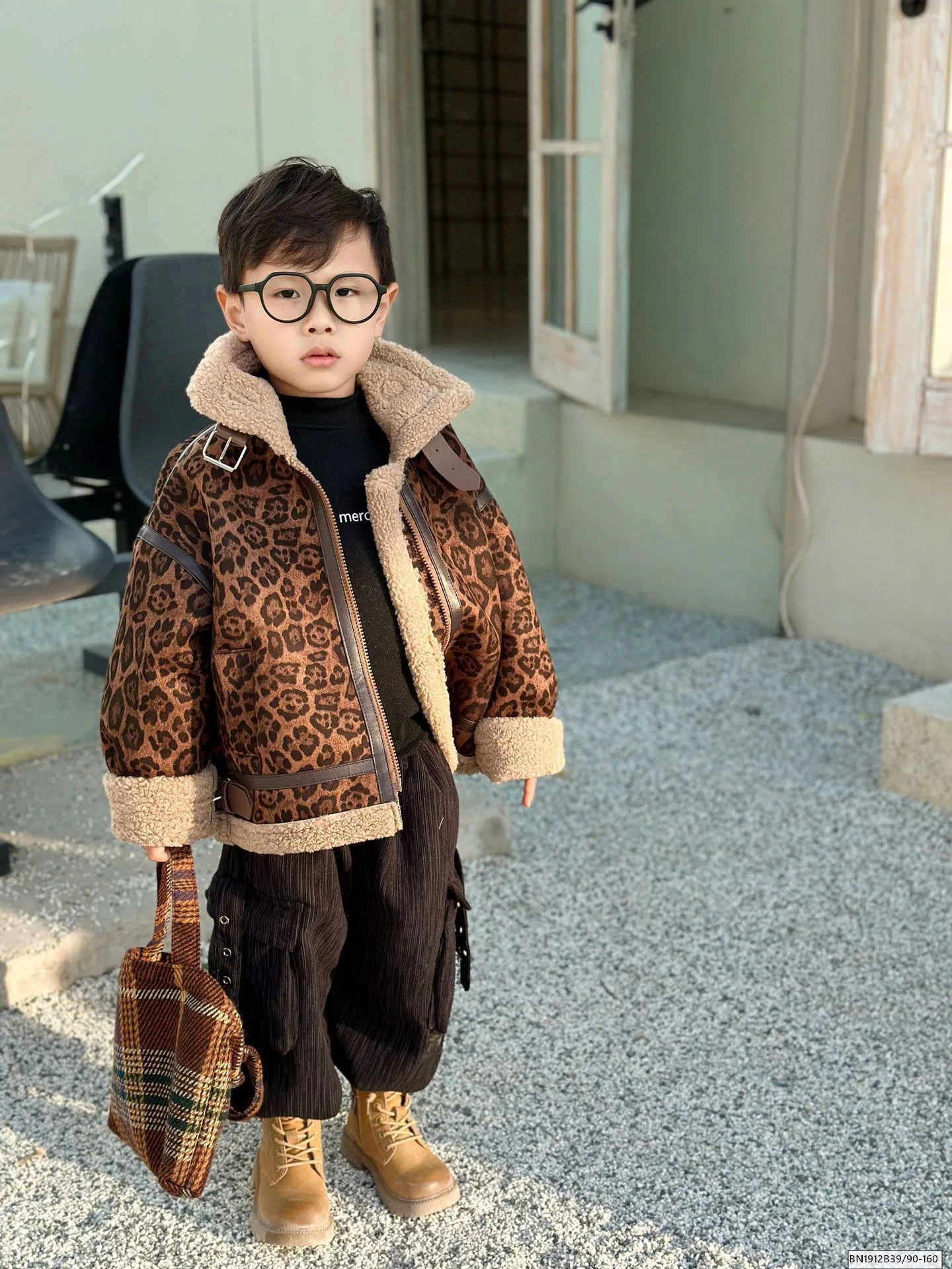 ÁO KHOÁC DA BÁO LÓT LÔNG CỪU