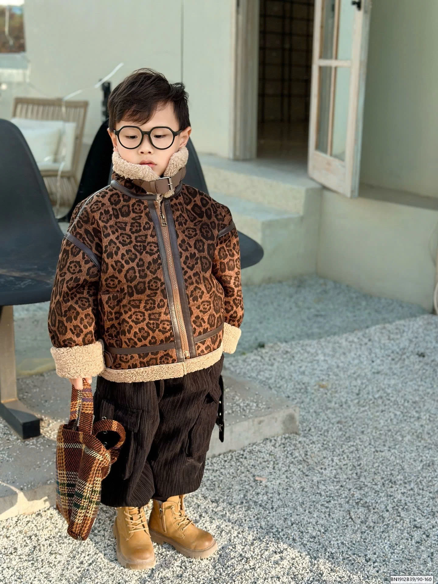 ÁO KHOÁC DA BÁO LÓT LÔNG CỪU