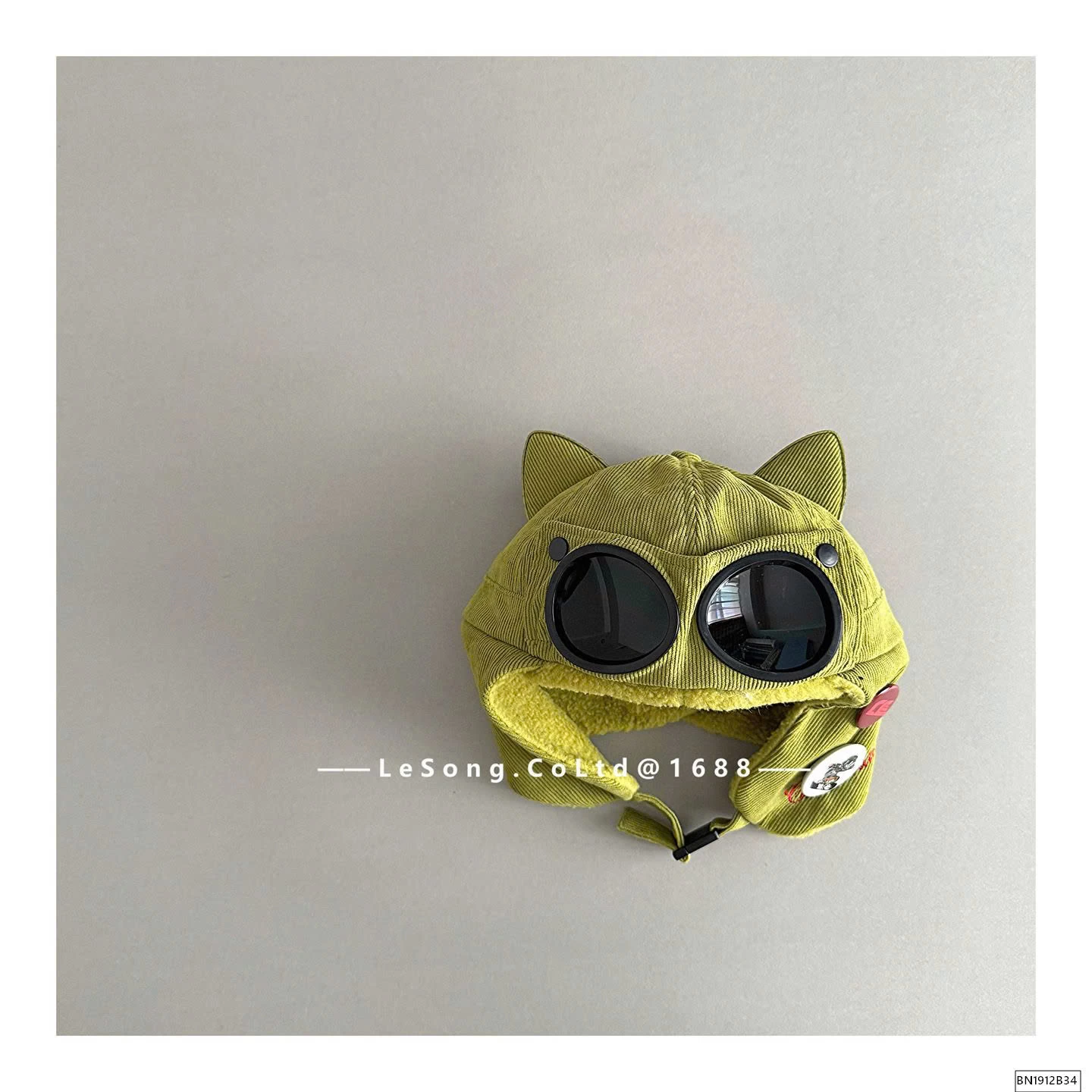 MŨ NHUNG LÓT LÔNG KÈM MẮT KÍNH