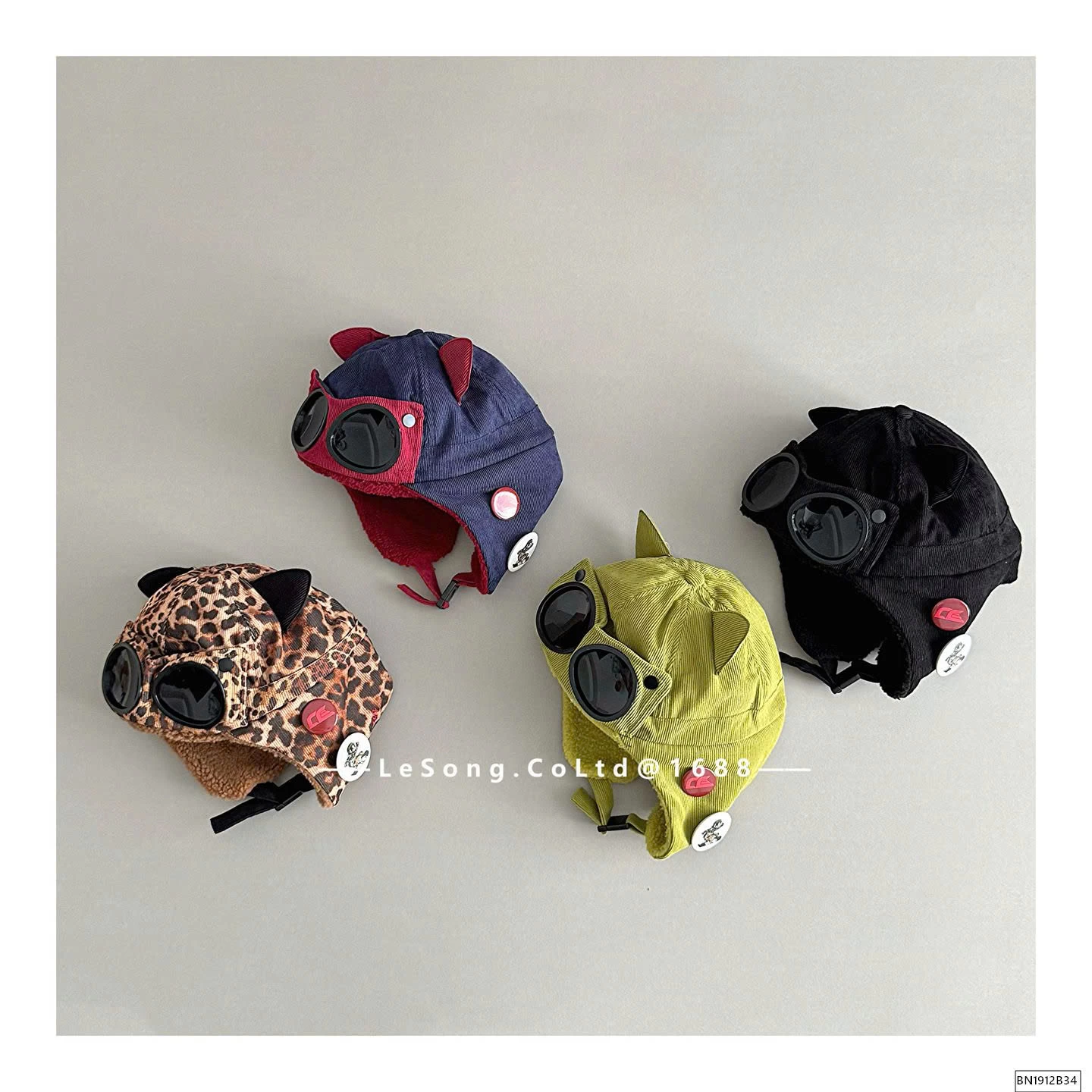 MŨ NHUNG LÓT LÔNG KÈM MẮT KÍNH