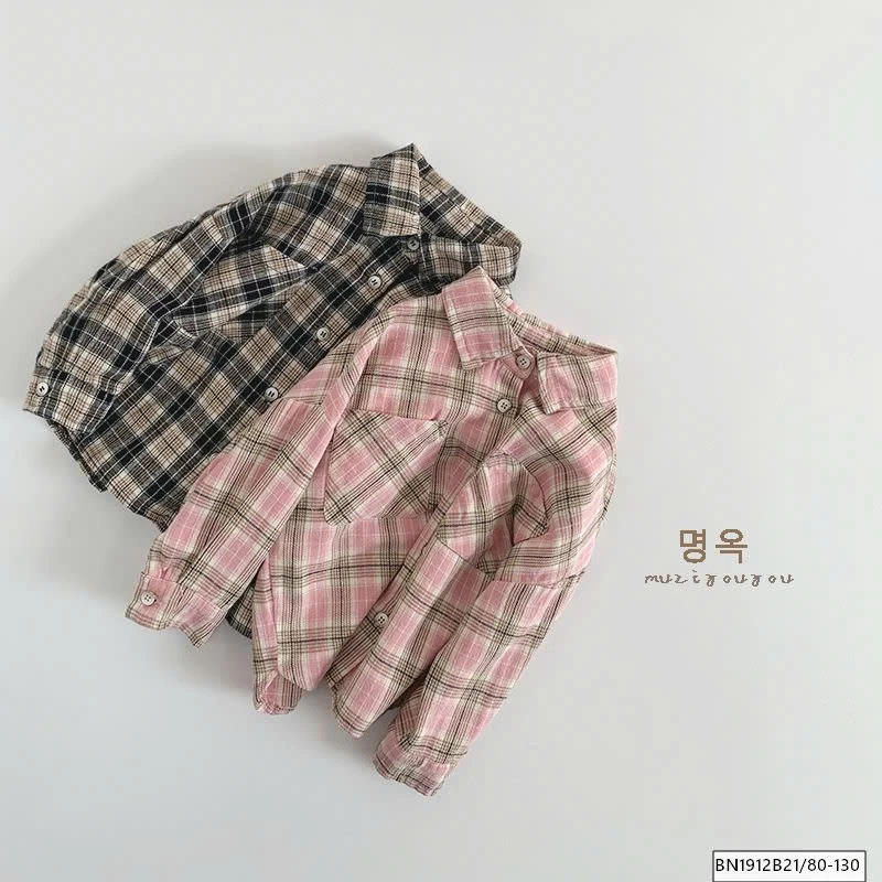 ÁO SƠ MI CARO HÀN QUỐC