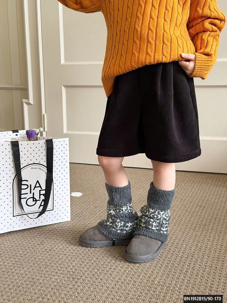 QUẦN SHORT NHUNG LÓT LÔNG AMBB 25H059