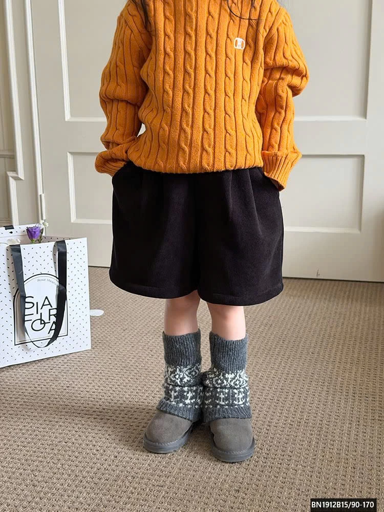 QUẦN SHORT NHUNG LÓT LÔNG AMBB 25H059